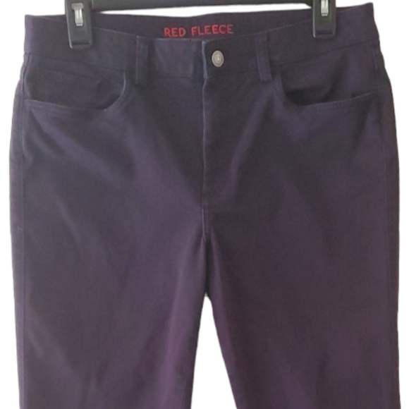 Brooks  Brothers Red Fleece Chino Pants Purple Size 8 - Picture 1 of 9